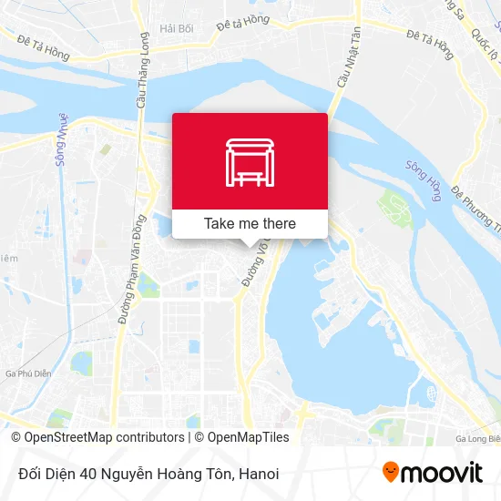 Đối Diện 40 Nguyễn Hoàng Tôn map