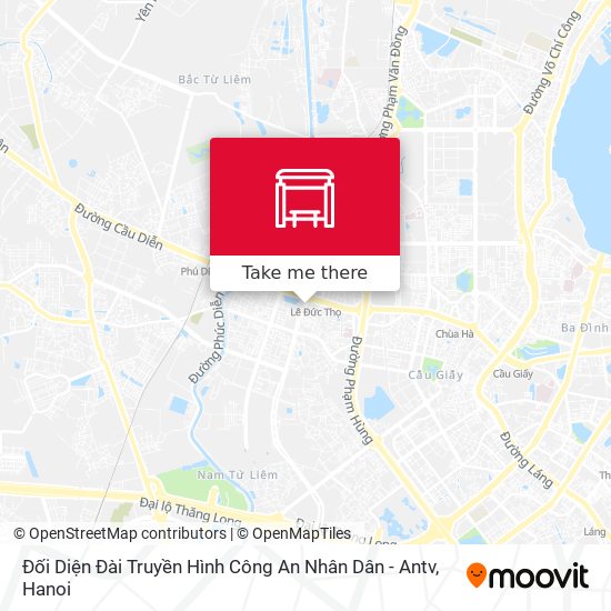 Đối Diện Đài Truyền Hình Công An Nhân Dân - Antv map