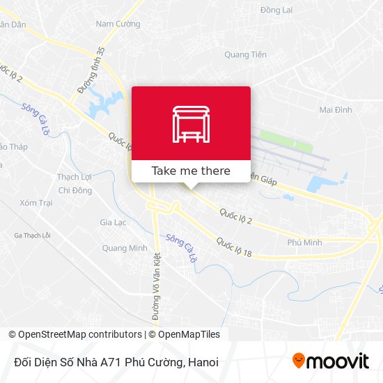 Đối Diện Số Nhà A71 Phú Cường map