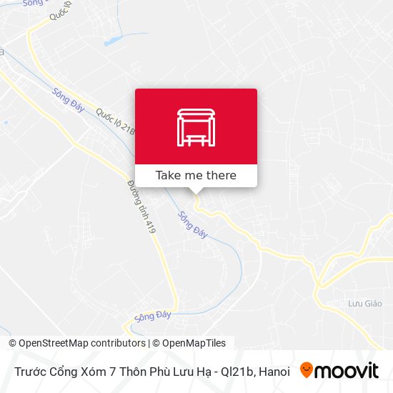 Trước Cổng Xóm 7 Thôn Phù Lưu Hạ - Ql21b map