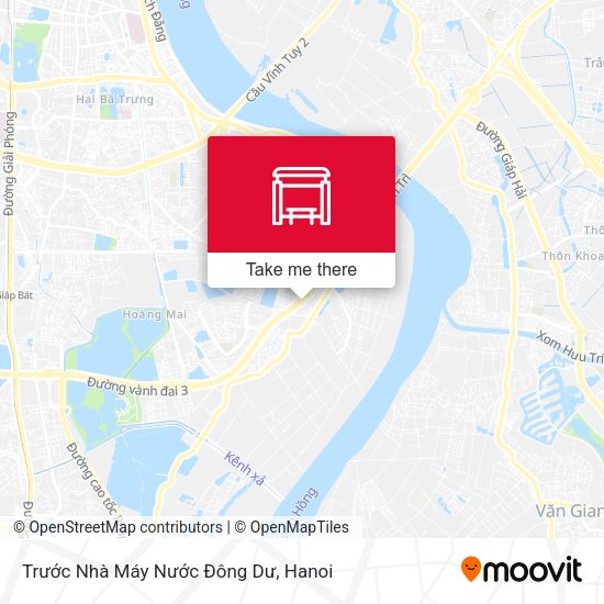 Trước Nhà Máy Nước Đông Dư map