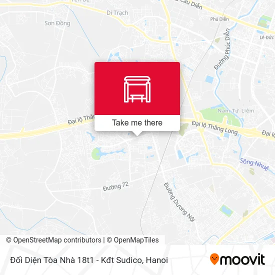 Đối Diện Tòa Nhà 18t1 - Kđt Sudico map
