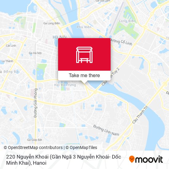 220 Nguyễn Khoái (Gần Ngã 3 Nguyễn Khoái- Dốc Minh Khai) map