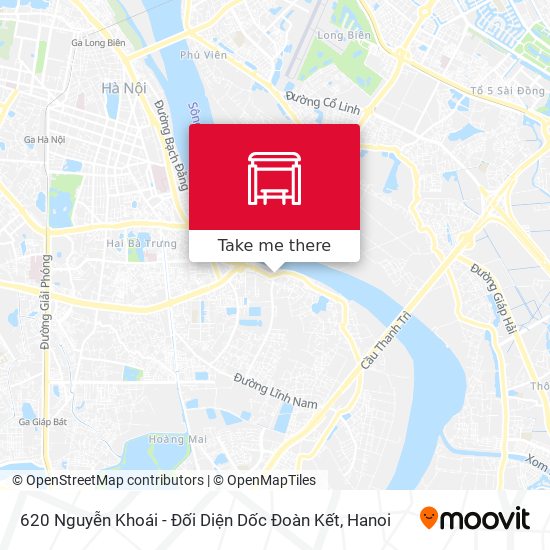 620 Nguyễn Khoái - Đối Diện Dốc Đoàn Kết map