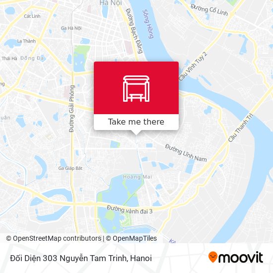 Đối Diện 303 Nguyễn Tam Trinh map