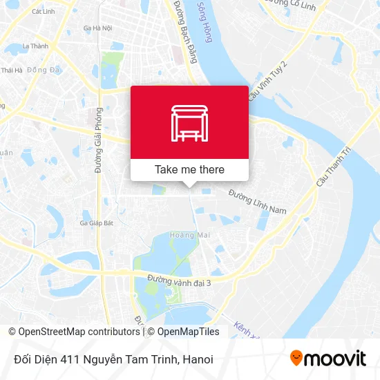 Đối Diện 411 Nguyễn Tam Trinh map