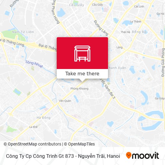 Công Ty Cp Công Trình Gt 873 - Nguyễn Trãi map