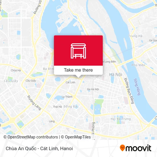 Chùa An Quốc - Cát Linh map