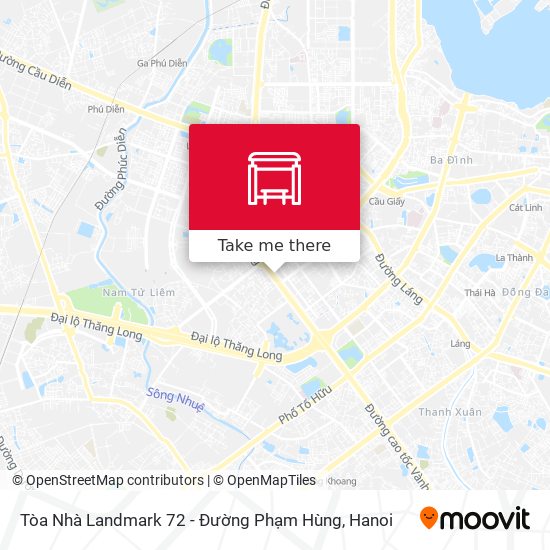 Tòa Nhà Landmark 72 - Đường Phạm Hùng map