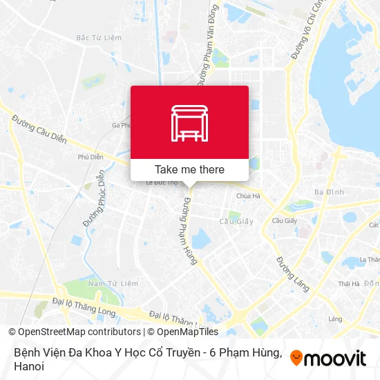 Bệnh Viện Đa Khoa Y Học Cổ Truyền - 6 Phạm Hùng map