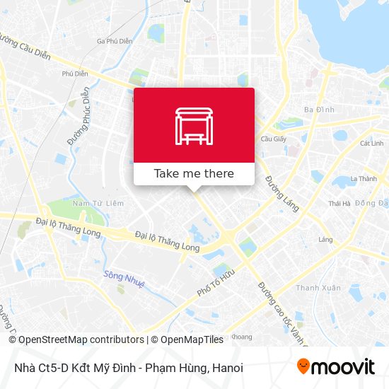 Nhà Ct5-D Kđt Mỹ Đình - Phạm Hùng map