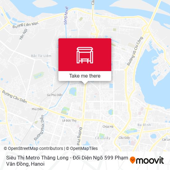 Siêu Thị Metro Thăng Long - Đối Diện Ngõ 599 Phạm Văn Đồng map