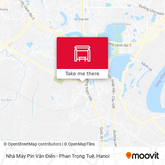 Nhà Máy Pin Văn Điển - Phan Trọng Tuệ map