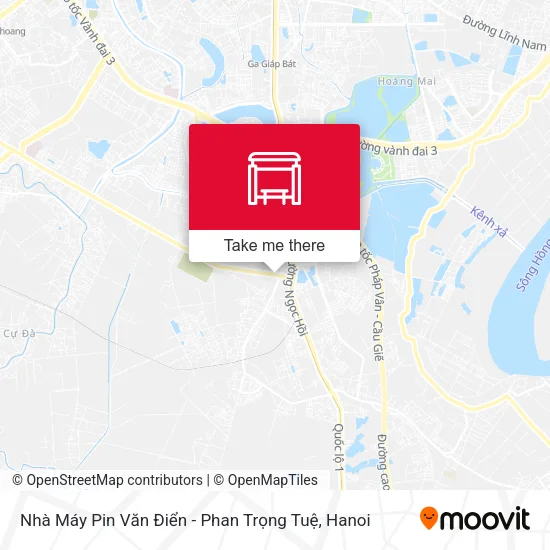 Nhà Máy Pin Văn Điển - Phan Trọng Tuệ map