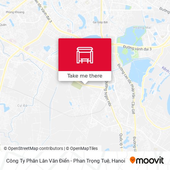 Công Ty Phân Lân Văn Điển - Phan Trọng Tuệ map