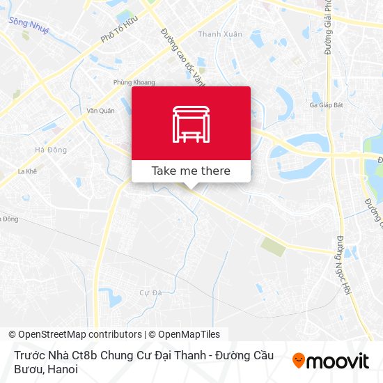 Trước Nhà Ct8b Chung Cư Đại Thanh - Đường Cầu Bươu map