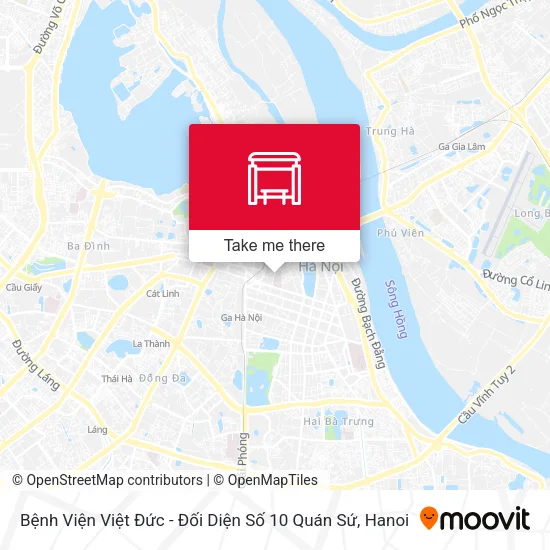 Bệnh Viện Việt Đức - Đối Diện Số 10 Quán Sứ map