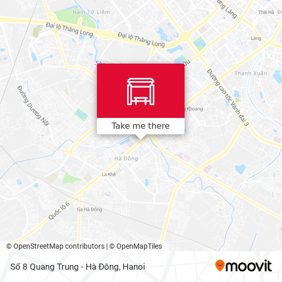 Số 8 Quang Trung - Hà Đông map