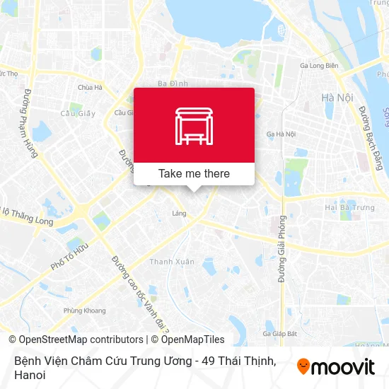 Bệnh Viện Châm Cứu Trung Ương - 49 Thái Thịnh map