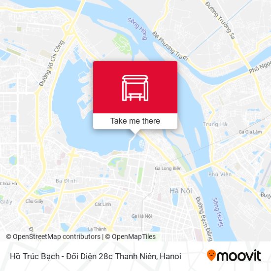 Hồ Trúc Bạch - Đối Diện 28c Thanh Niên map