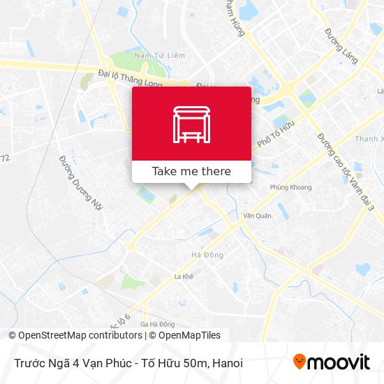 Trước Ngã 4 Vạn Phúc - Tố Hữu 50m map