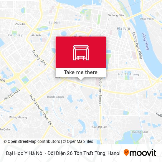 Đại Học Y Hà Nội - Đối Diện 26 Tôn Thất Tùng map