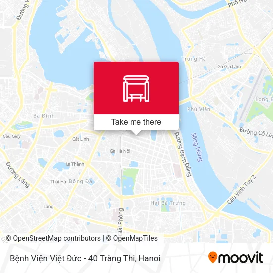 Bệnh Viện Việt Đức - 40 Tràng Thi map