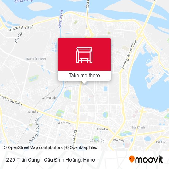229 Trần Cung - Cầu Đình Hoàng map