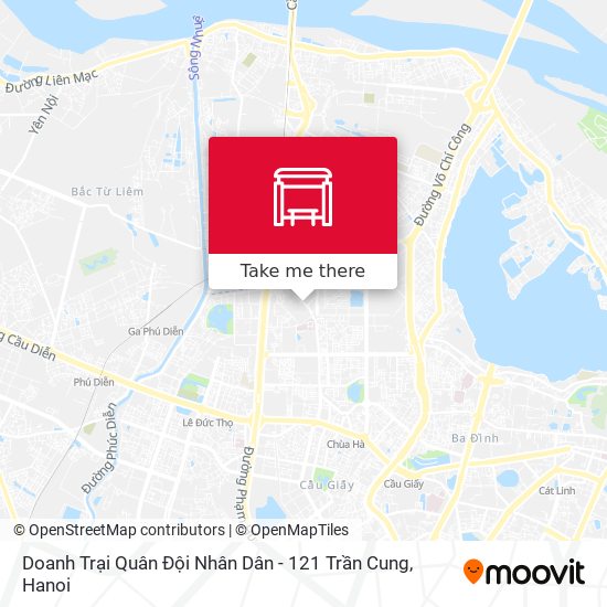 Doanh Trại Quân Đội Nhân Dân - 121 Trần Cung map