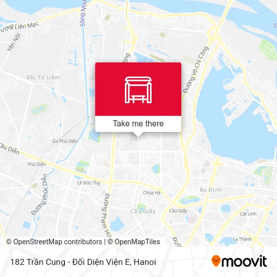182 Trần Cung - Đối Diện Viện E map