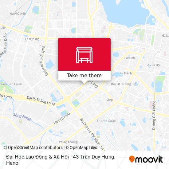 Đại Học Lao Động & Xã Hội - 43 Trần Duy Hưng map