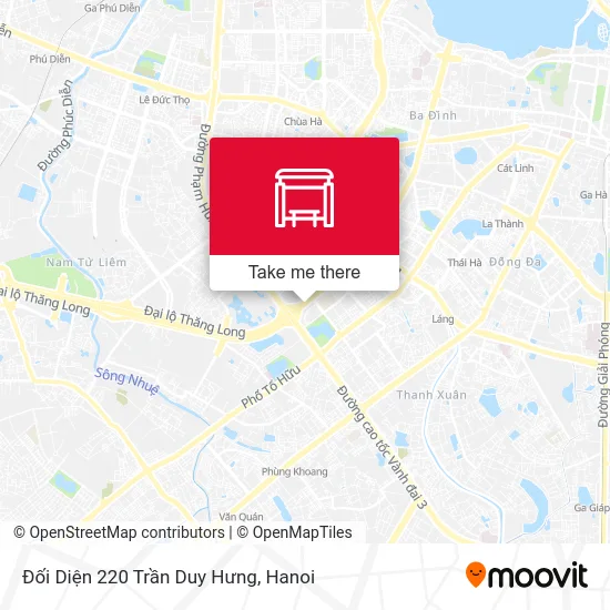 Đối Diện 220 Trần Duy Hưng map