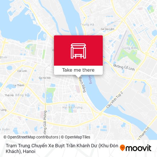 Trạm Trung Chuyển Xe Buýt Trần Khánh Dư (Khu Đón Khách) map