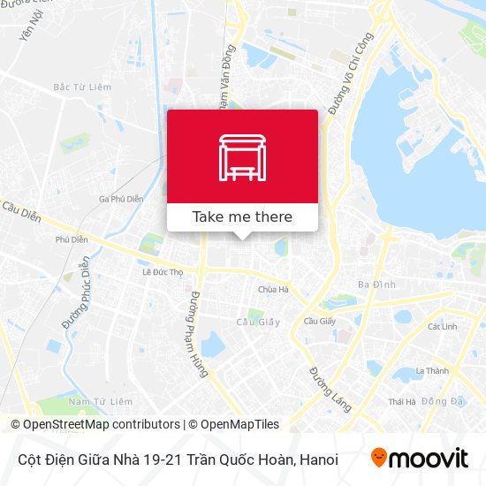 Cột Điện Giữa Nhà 19-21 Trần Quốc Hoàn map