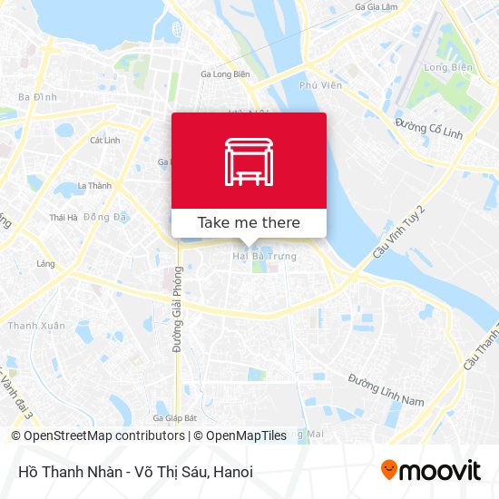 Hồ Thanh Nhàn - Võ Thị Sáu map