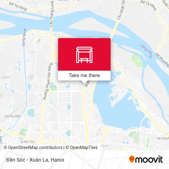 Đền Sóc - Xuân La map