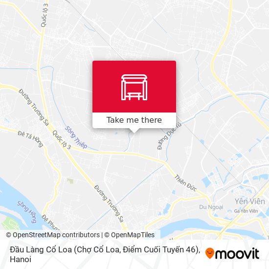 Đầu Làng Cổ Loa (Chợ Cổ Loa, Điểm Cuối Tuyến 46) map