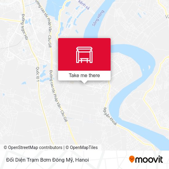 Đối Diện Trạm Bơm Đông Mỹ map