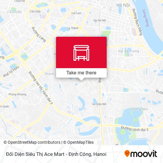 Đối Diện Siêu Thị Ace Mart - Định Công map