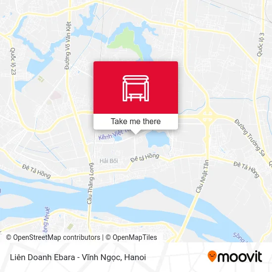 Liên Doanh Ebara - Vĩnh Ngọc map