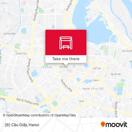 (B) Cầu Giấy map
