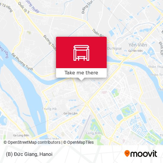 (B) Đức Giang map