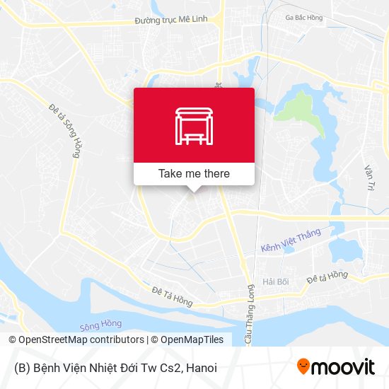 (B) Bệnh Viện Nhiệt Đới Tw Cs2 map