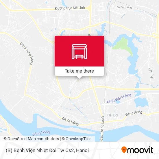 (B) Bệnh Viện Nhiệt Đới Tw Cs2 map