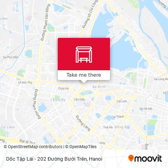 Dốc Tập Lái - 202 Đường Bưởi Trên map