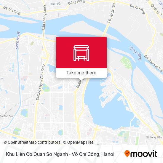 Khu Liên Cơ Quan Sở Ngành - Võ Chí Công map