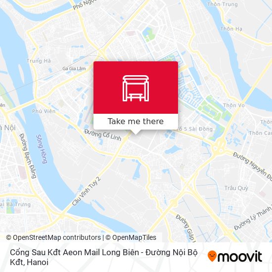 Cổng Sau Kđt Aeon Mail Long Biên - Đường Nội Bộ Kđt map