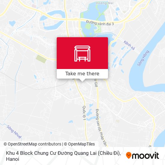 Khu 4 Block Chung Cư Đường Quang Lai (Chiều Đi) map