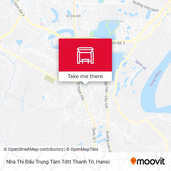 Nhà Thi Đấu Trung Tâm Tdtt Thanh Trì map