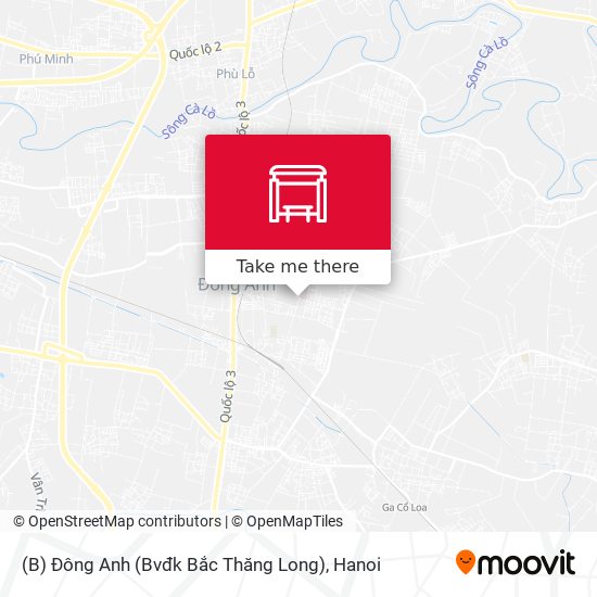 (B) Đông Anh (Bvđk Bắc Thăng Long) map